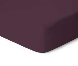 Trikotažinės paklodės su guma JERSEY JERSEY-DARK PLUM