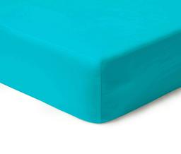 Fitted sateen sheets 00-0250-AQUA