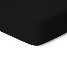 Trikotažinės paklodės su guma JERSEY JERSEY-BLACK