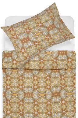 Renforcé bedding set NALANI 40-1411-MUSTARD