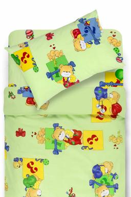Vaikiška patalynė TEDDY 10-0056-LIGHT GREEN