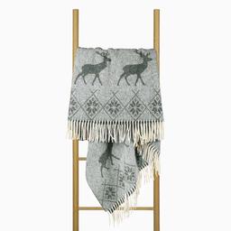 Plaid ZELANDIA LUX-300 80-3369-DARK GREY