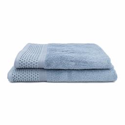 2 dalių rankšluosčių komplektas AURASOFT-600 T0195-DUSTY BLUE