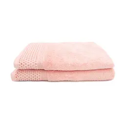 2 piece towel set AURASOFT-600 T0195-TROPICAL PEACH