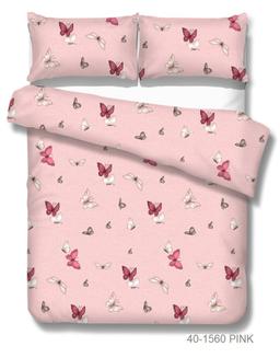 Polycotton bedding set ABSTRACT 40-1560-PINK