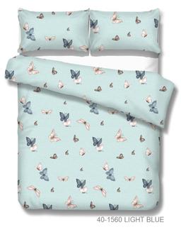 Polycotton bedding set ABSTRACT 40-1560-LIGHT BLUE