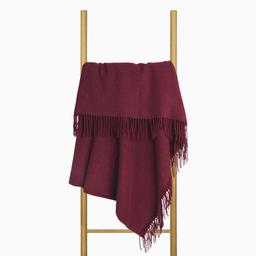 Vilnonis pledas MERINO-270 DOUBLE FACE-BORDEAUX