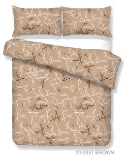 Patalynės komplektas GEOMETRIJA 30-0851-BROWN