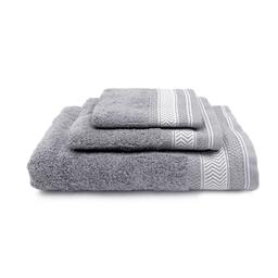 3 dalių rankšluosčių komplektas T0208 T0208-FROST GREY