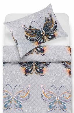 Drobės patalynės komplektas DANIYAH 40-1304-GREY
