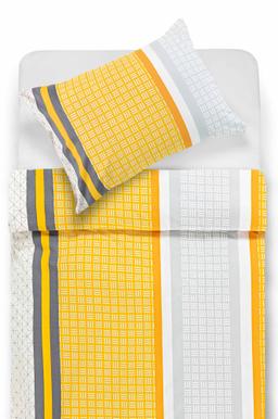 Cotton bedding set DAYLIN 30-0702-YELLOW