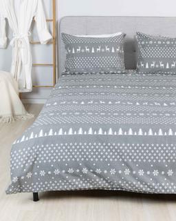 Flanelės patalynė BIANCA 10-0544-GREY