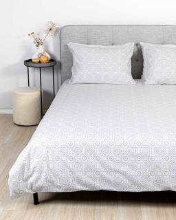 Flannel bedding set BODIE 40-1541-GREY