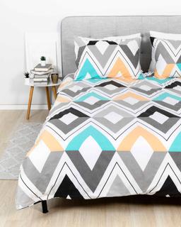 Flannel bedding set BRINLEY 30-0826-GREY