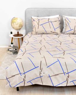 Flannel bedding set BRYNN 30-0825-CACAO