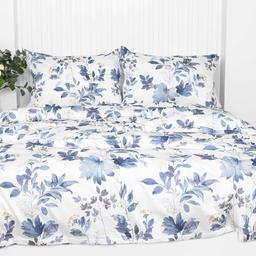 PREMIUM maco sateen bedding set CHELSEA 40-1551-BLUE
