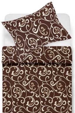 Drobės patalynės komplektas DIYA 40-0456-BROWN