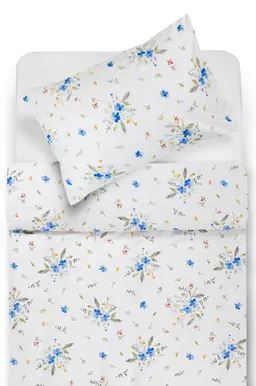 Drobės patalynės komplektas DIANE 20-1771-BLUE
