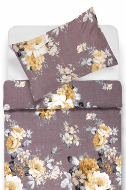 Drobės patalynės komplektas DEVIN 20-1775-MAUVE