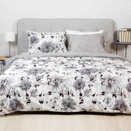 Sateen bedding set ASTRID 20-1819/40-1521-GREY