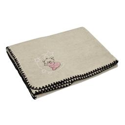 Vaikiškas pledas ECO 80-1048-TEDDY PINK
