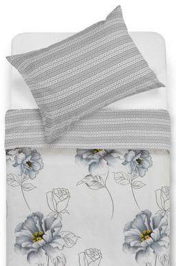 Patalynės komplektas GĖLĖS 20-1899/40-1612-LIGHT GREY