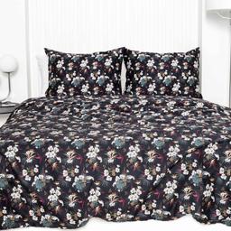 PREMIUM maco sateen bedding set CHASE 20-1823-BLACK