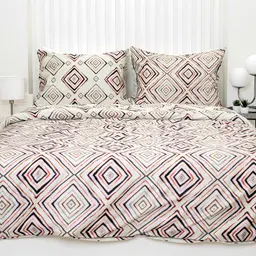 PREMIUM maco sateen bedding set CHERYE 40-1581/40-1582-BROWN