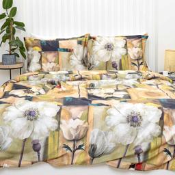 PREMIUM mako satino patalynė CLARENE 20-1874-MUSTARD
