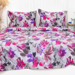 PREMIUM maco sateen bedding set CATERINA 20-1872-FUCHSIA