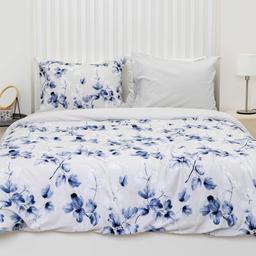 PREMIUM maco sateen bedding set CAYE 20-1925/00-0522-BLUE LIGHT GREY
