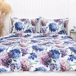 PREMIUM maco sateen bedding set CELINA 20-1869-BLUE