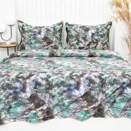 PREMIUM maco sateen bedding set CALIANNA 40-1579-GREEN