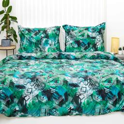 PREMIUM maco sateen bedding set CHAROLETTE 40-1570-GREEN