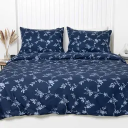 PREMIUM maco sateen bedding set CARYLE 20-1924-BLUE