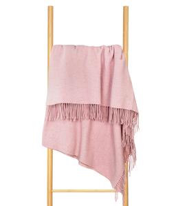 Vilnonis pledas MERINO-270 DOUBLE FACE-LIGHT PINK