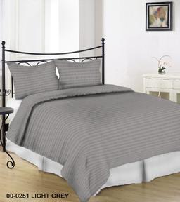 Glamžyta patalynė ELA 00-0251-LIGHT GREY