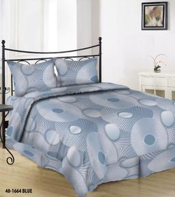 Sateen bedding set AILANI 40-1664-BLUE