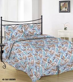 Постельное бельё из сатина ALANNAH 40-1661-BROWN