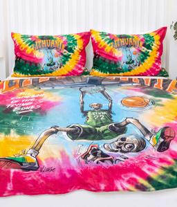 PREMIUM mako satino patalynė Tie-Dye 40-1680-MULTI