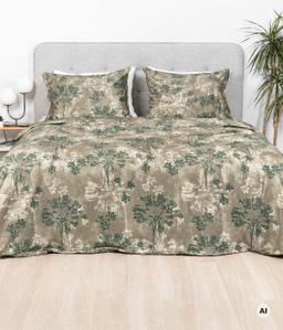 Satino patalynė ABHIRATI 40-1595-GREEN