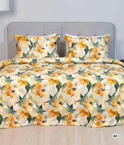 Satino patalynė AUBRIE 20-1939-YELLOW