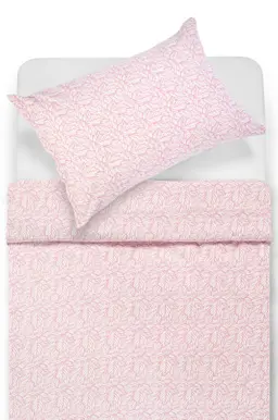 Flannel bedding set BRYCE 40-1455-PINK