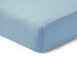 Fitted terry sheets TERRYBTL-LIGHT BLUE