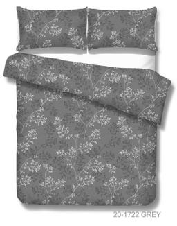 Patalynės komplektas GĖLĖS 20-1722-GREY