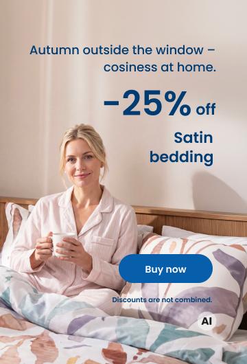 25% off satin bedding/desktop