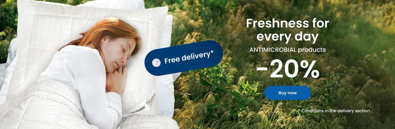 ANTIMICROBIAL pillows and duvets 20% off\desktop