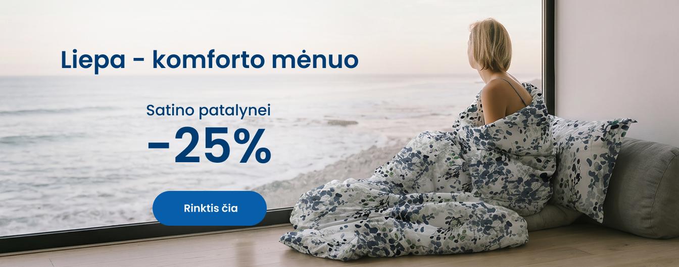 Satino patalynei –25 %/ desktop