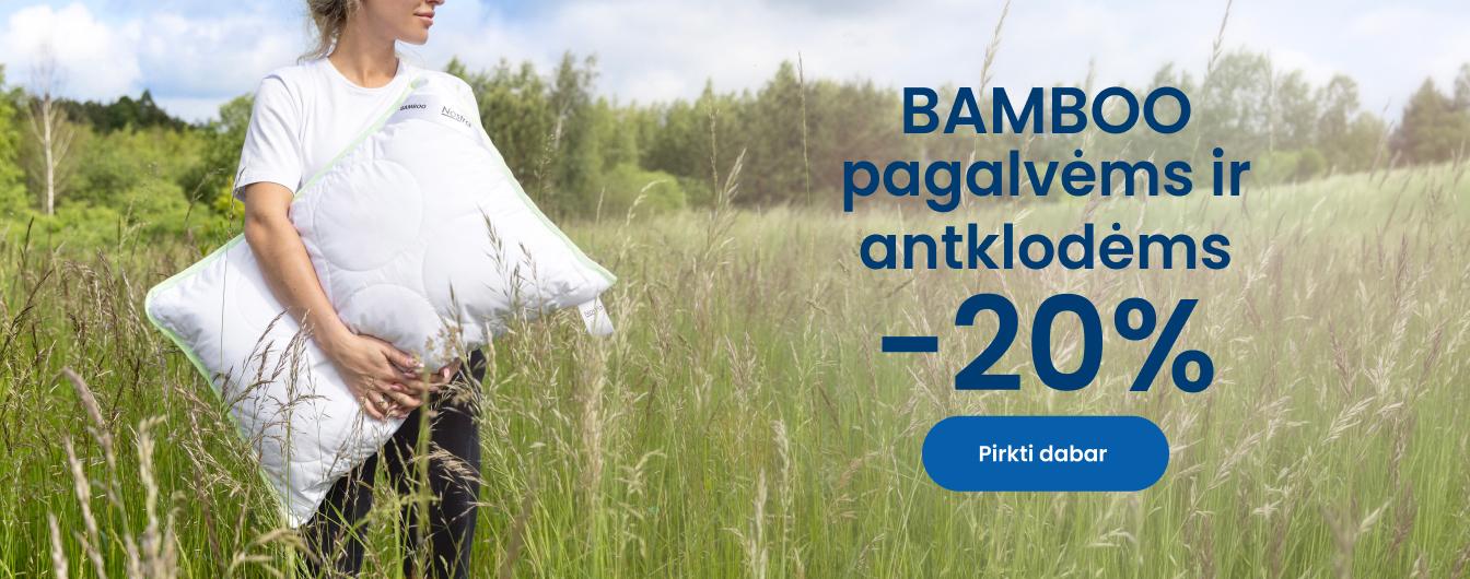 BAMBOO pagalvėms ir antklodėms -20%/desktop