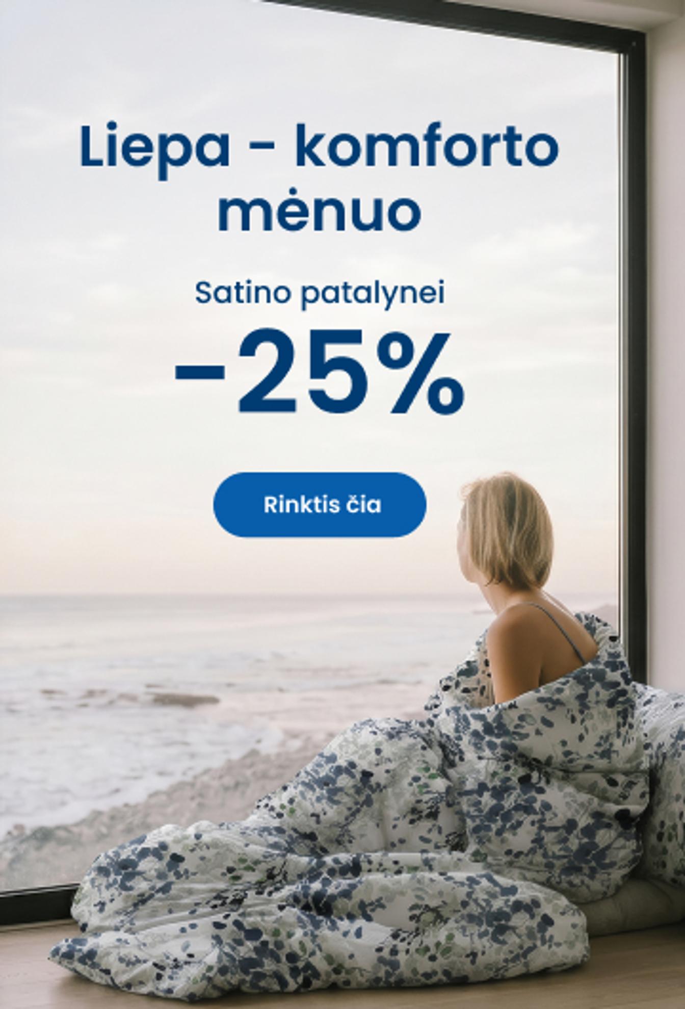 Satino patalynei –25 %/ mobile